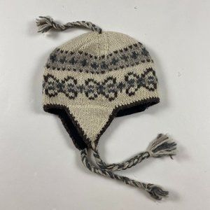 Sharanel Nepal Wool Beanie Hat Toque Cap Women's One Size Fits All Tassel